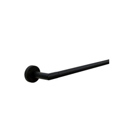 Orca Hardware 30 Inch Towel Bar Set, BL Black Finish 3630-BL